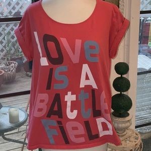 LOVE IS A BATTLEFIELD